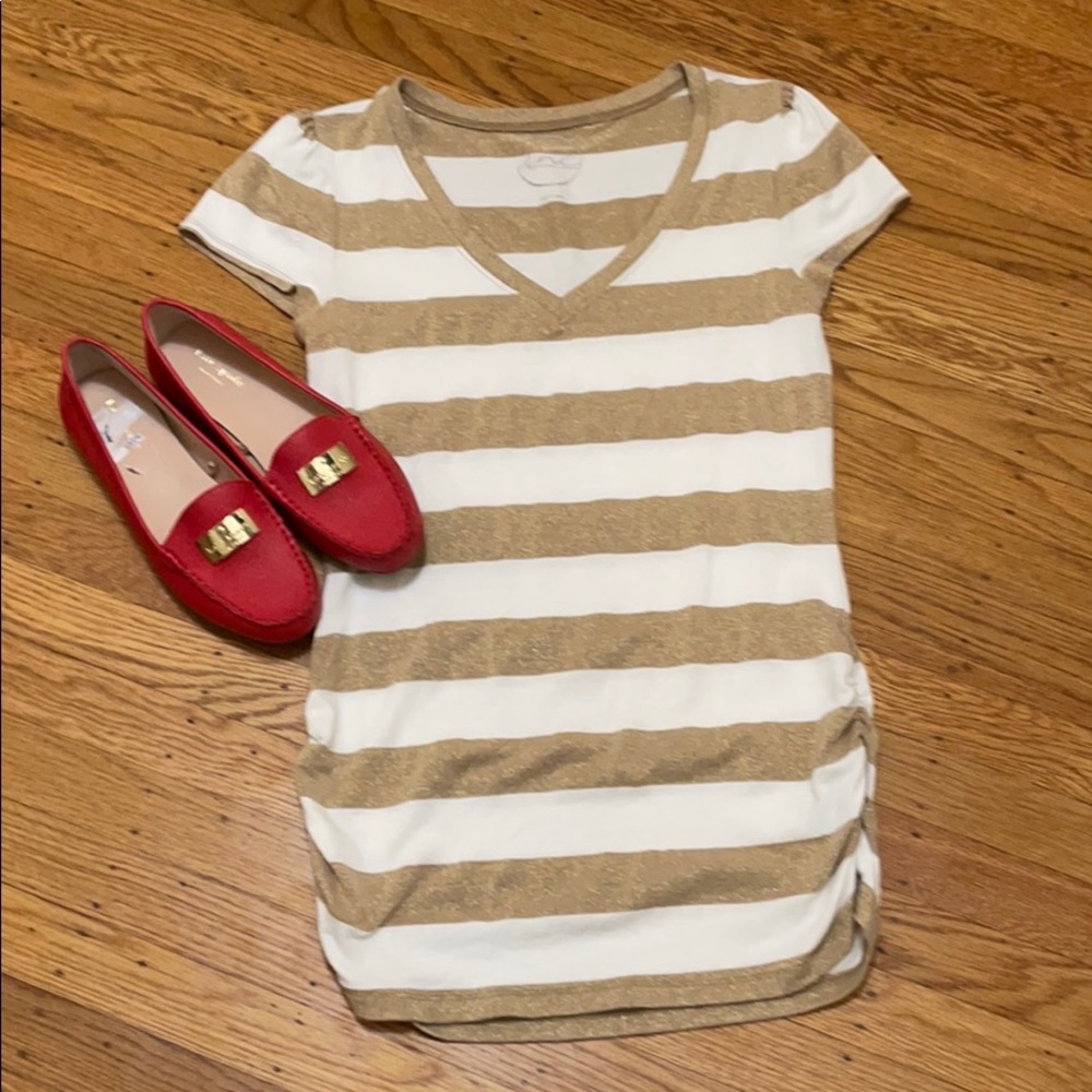 INC Side Ruched Top L - Picture 2 of 13